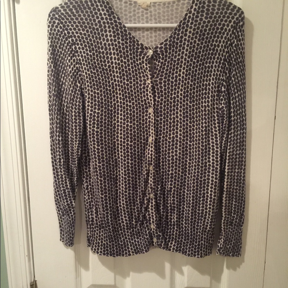 J Crew light weight button down cardigan